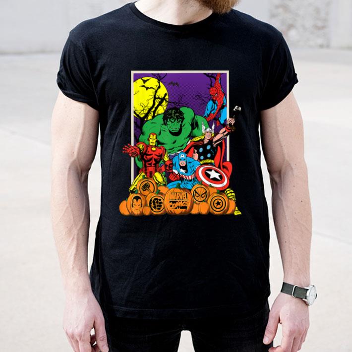 a6f5dd41 marvel hulk thor iron man halloween graphic shirt 4 - Marvel Hulk Thor Iron Man Halloween Graphic Shirt