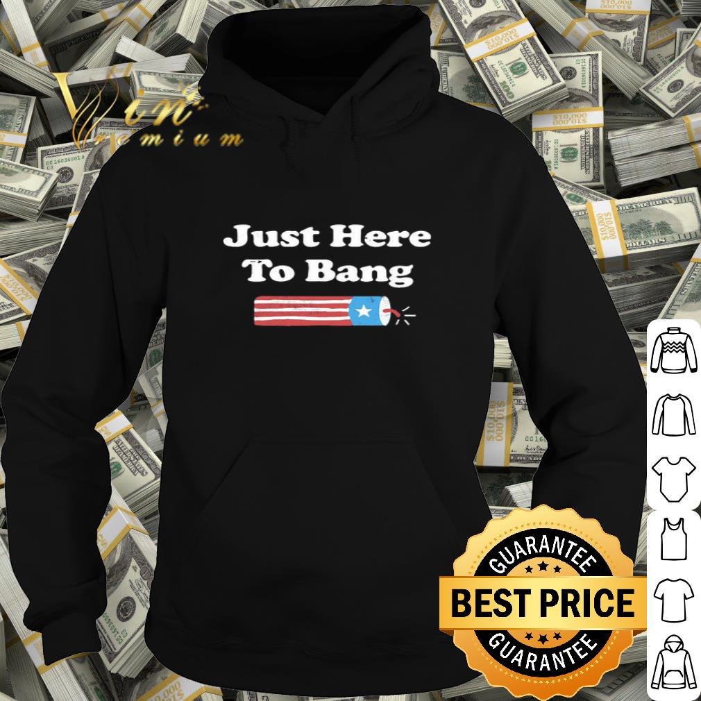 Fireworks Just Here To Bang 4th Of July Independence Day shirt