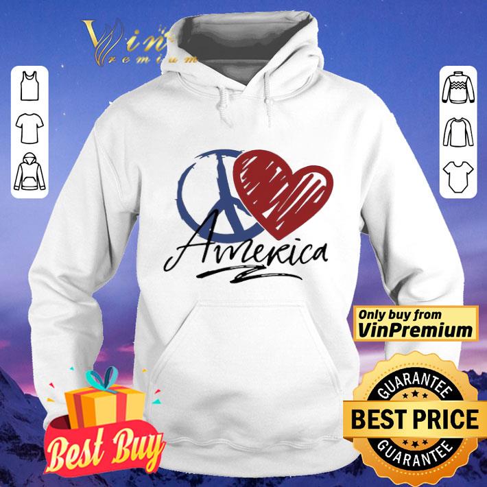 a9def54b peace love american flag shirt 4 - Peace Love American Flag shirt
