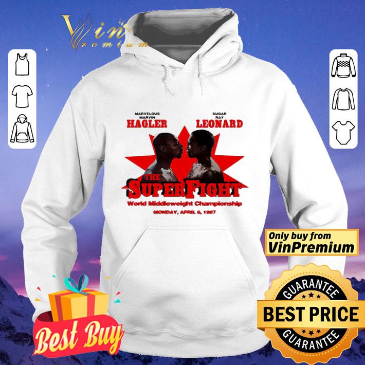 a9ed3d45 marvelous marvin hagler vs sugar ray leonard the super fight world middleweight championship shirt 4 - Marvelous marvin hagler vs sugar ray leonard the super fight world middleweight championship shirt