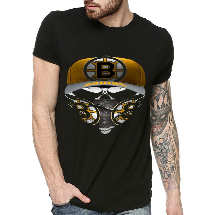 ab4984ad skull face mask boston bruins shirt 4 - Skull Face Mask Boston Bruins Shirt