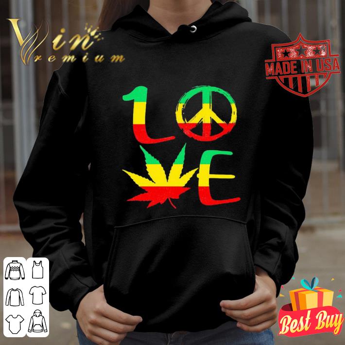 Love Weed Marijuana Leaf LGBT shirt