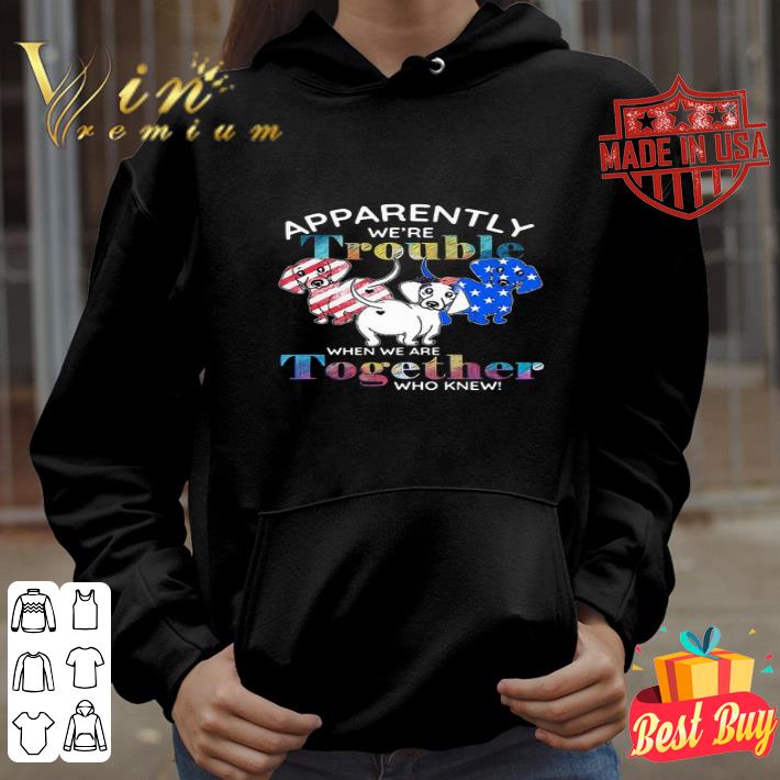 Apparently We’re Trouble Dachshund American Flag when we are together who knew shirt ab7464a9 apparently we re trouble dachshund american flag when we are together who knew shirt 4 - Apparently We’re Trouble Dachshund American Flag when we are together who knew shirt