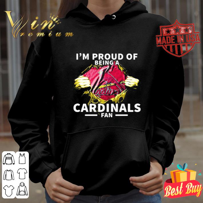 I’m Proud Of Being A St. Louis Cardinals Fan shirt