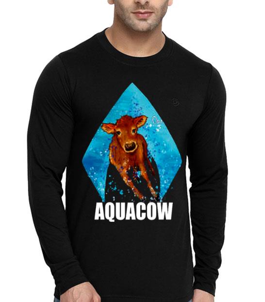 Cow Aquacow Run In Water Shirt