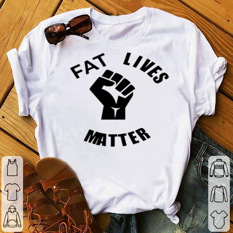 Fat Lives Matter Juneteenth Rise Hand Shirt