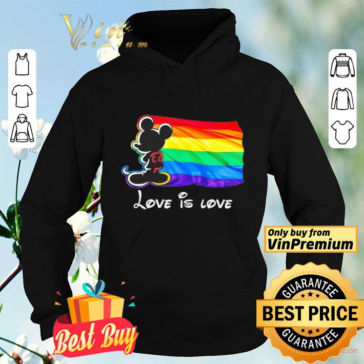 ad46f0b7 lgbt mickey mouse love is love flag shirt 4 - LGBT Mickey Mouse love is love flag shirt