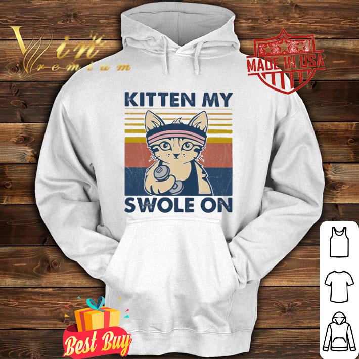 aef8a697 strong cat kitten my swole on vintage shirt 4 - Strong Cat Kitten My Swole On Vintage shirt