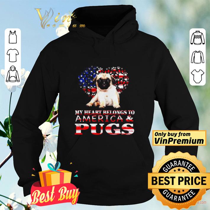 My heart belongs to america and pugs shirt af012233 my heart belongs to america and pugs shirt 4 - My heart belongs to america and pugs shirt