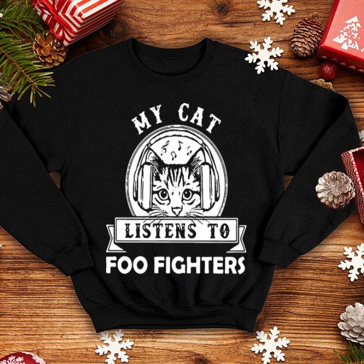 My Cat Listens To Foo Fighters shirt