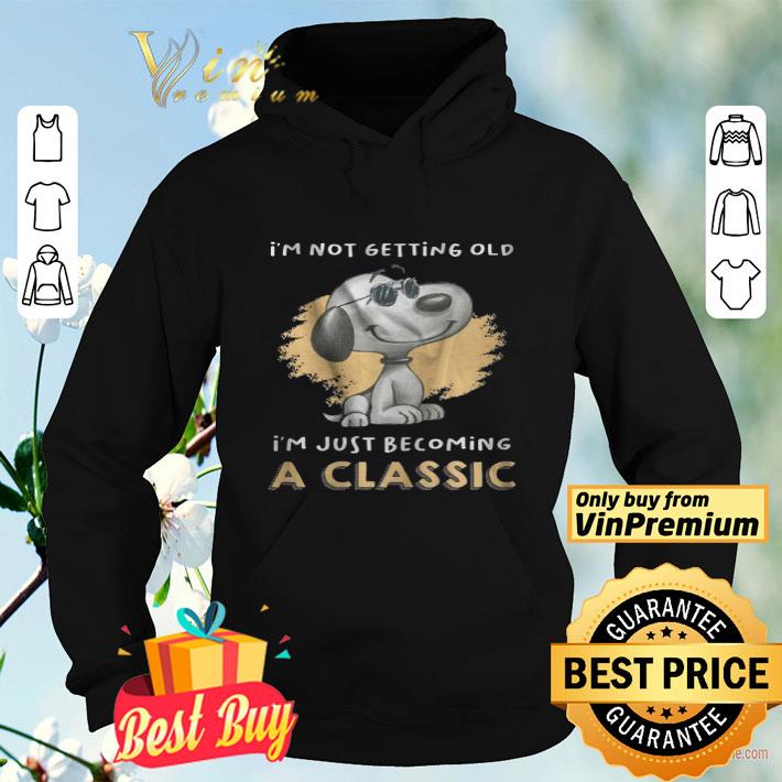 af5aec6c snoopy i m not getting old i m just becoming a classic shirt 4 - Snoopy I'm Not Getting Old I'm Just Becoming A Classic shirt