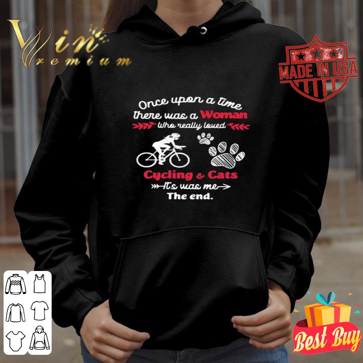 Once upon a time there was a girl who really loved cycling and cats paw shirt