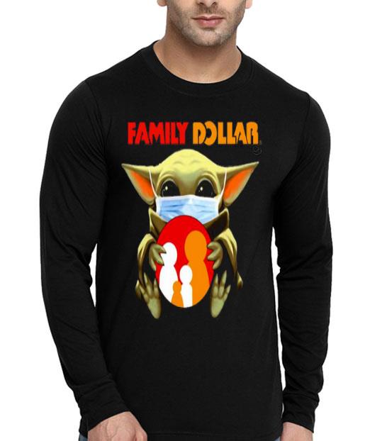 Baby Yoda Face Mask Hug Family Dollar Shirt 10 Baby Yoda Face Mask Hug Family Dollar Shirt