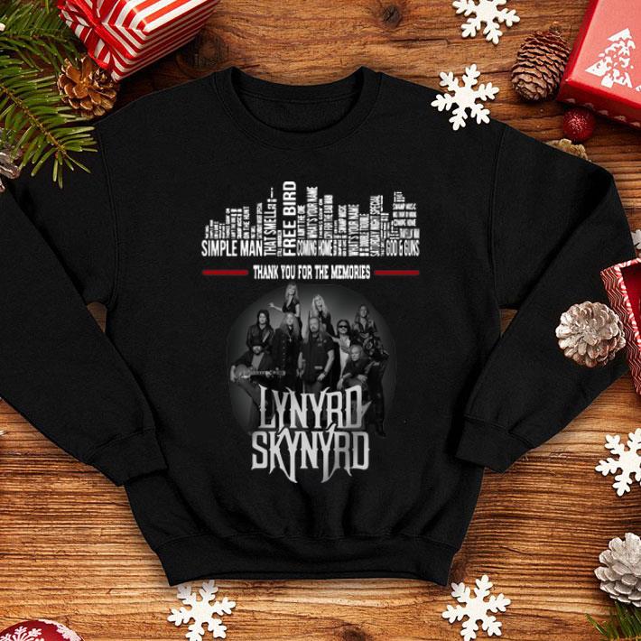 Lynyrd Skynyrd Thank You For The Memories All Albums shirt