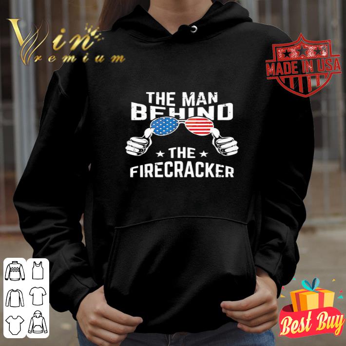 The Man Be Hind The Firecracker American Flag 4th Of July shirt