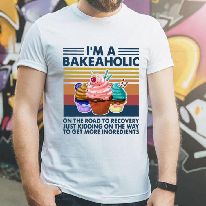 Vintage I’m A Bakeaholic On The Road To Recovery shirt b1ad2e4e vintage i m a bakeaholic on the road to recovery shirt 4 - Vintage I’m A Bakeaholic On The Road To Recovery shirt