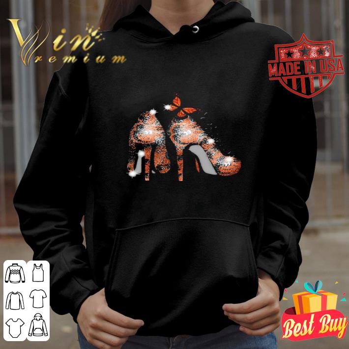 High Heels Butterfly Baltimore Orioles Glitter shirt