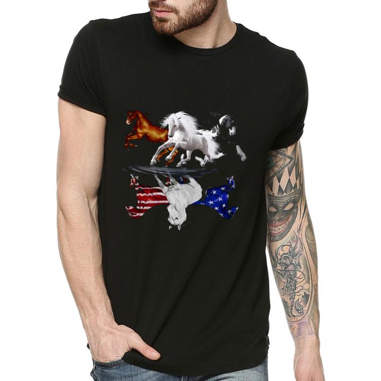 Horses Water Reflection 4th Of July Shirt b4908561 horses water reflection 4th of july shirt 4 - Horses Water Reflection 4th Of July Shirt