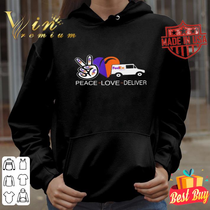 Peace Love Deliver FedEx Express shirt