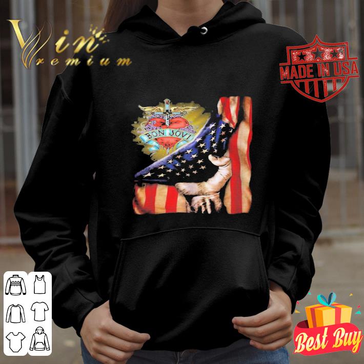 Bon Jovi Logo American Flag Happy Independence Day shirt