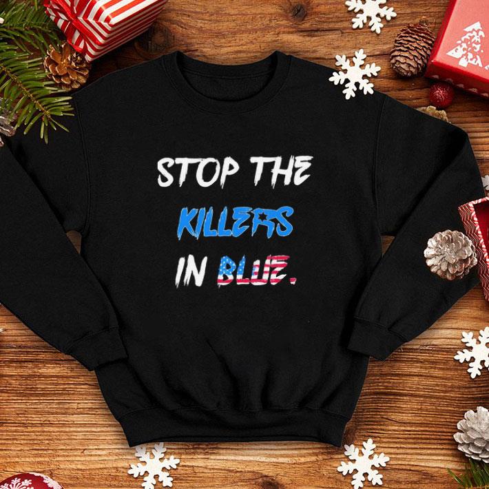 Stop The Killers In Blue American Flag shirt 1 Stop The Killers In Blue American Flag shirt