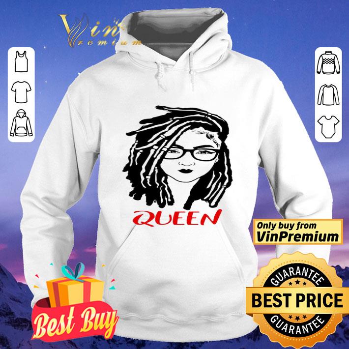 Queen Black Red Wearing Glasses shirt