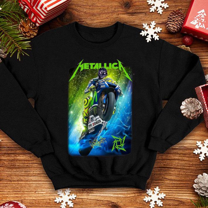 Metallica Valentino Rossi Motor Signature shirt