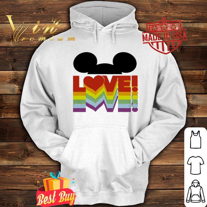 LGBT Love Disney Mickey head shirt