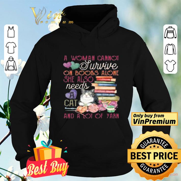 ba9e0c21 a woman cannot survive on books alone ladies shirt 4 - A Woman Cannot Survive On Books Alone Ladies shirt