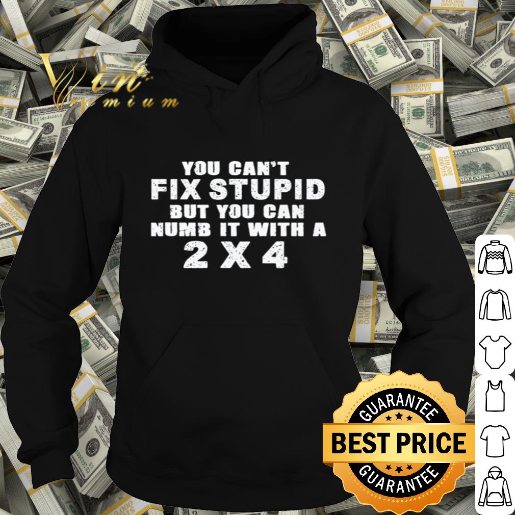 You Can’t Fix Stupid But You Can Numb It With A 2×4 shirt