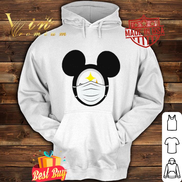 Mickey Mouse mask Pittsburgh Steelers Coronavirus shirt