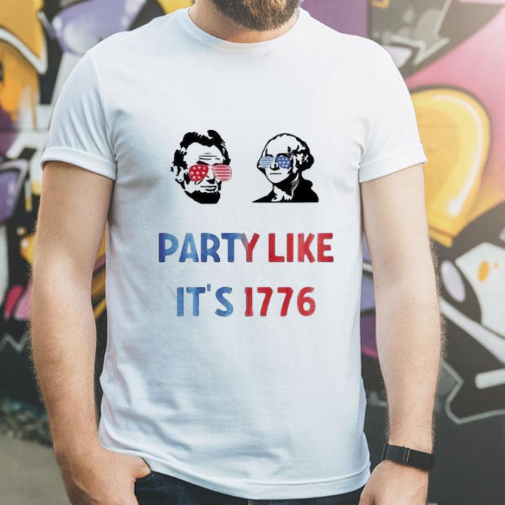 Alexander Hamilton And George Washington Party Like It’s 1776 shirt