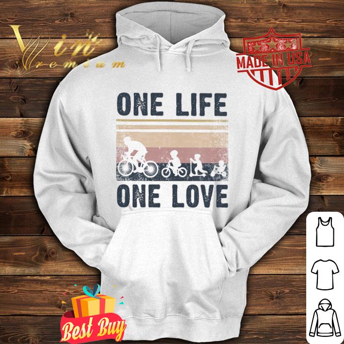 Vintage One Life One Love Bicycle Cycling shirt