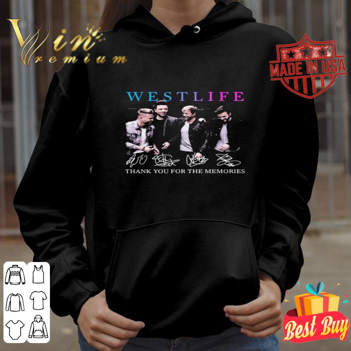 bcb96352 westlife band signatures thank you for the memories shirt 4 - Westlife Band Signatures Thank You For The Memories shirt