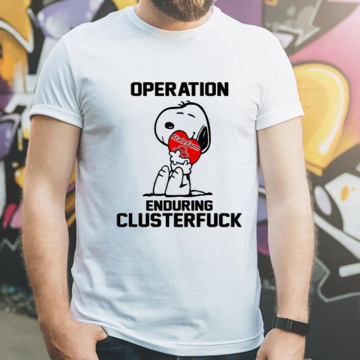 bcda5d0b snoopy heart state farm operation enduring clusterfuck shirt 4 - Snoopy Heart State Farm Operation Enduring Clusterfuck shirt