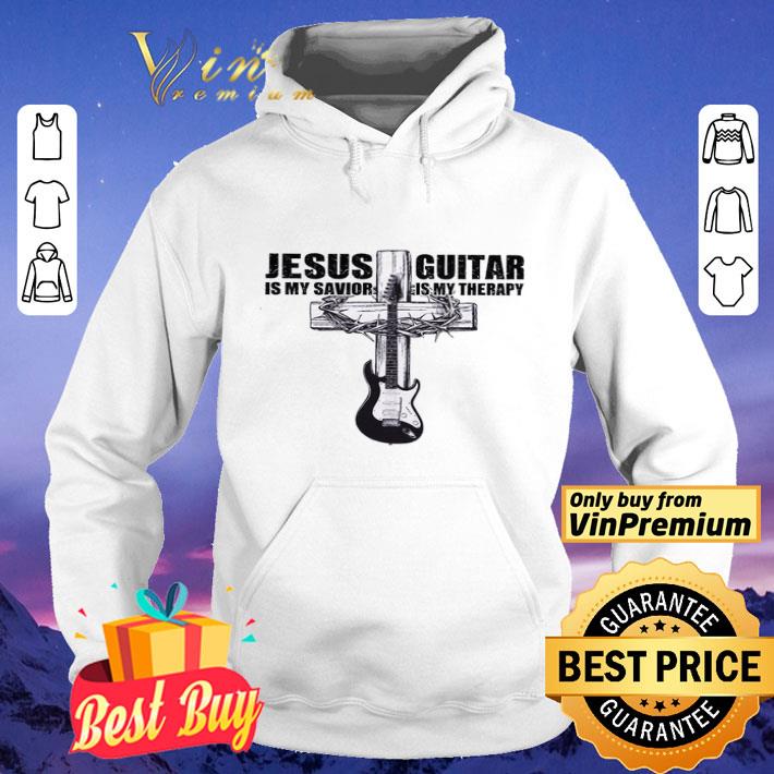 Jesus Is My Savior Guitar Is My Therapy shirt