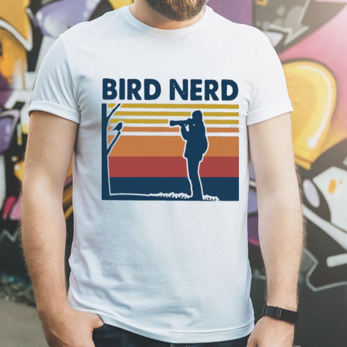 Vintage Photographer Bird Nerd shirt