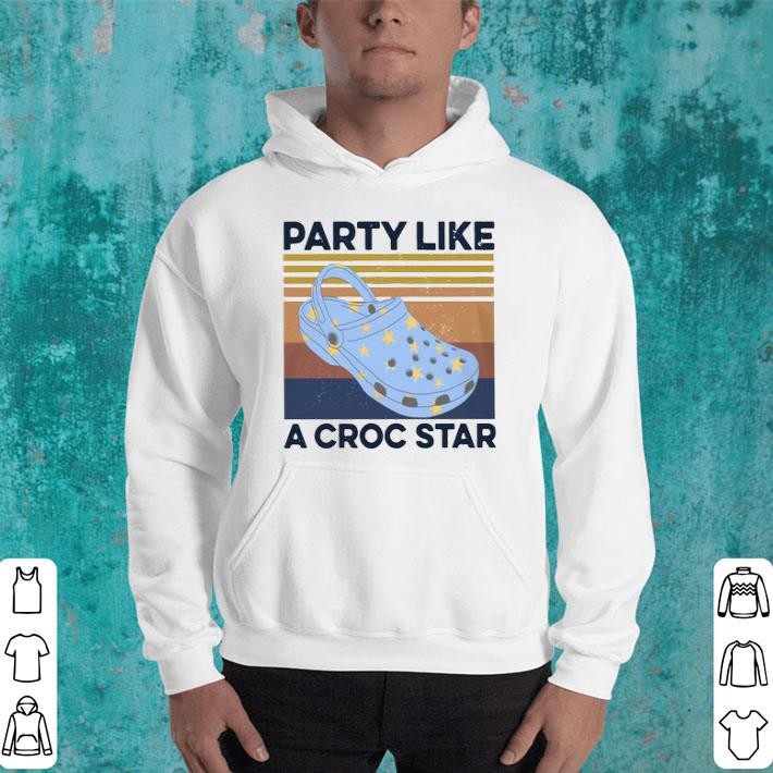 Party Like A Croc Star Vintage Shirt c50baf89 party like a croc star vintage shirt 4 - Party Like A Croc Star Vintage Shirt