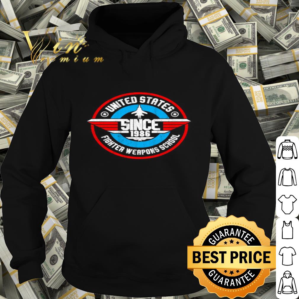 United States Since 1986 Fighter Weapons School Top Gun logo shirt