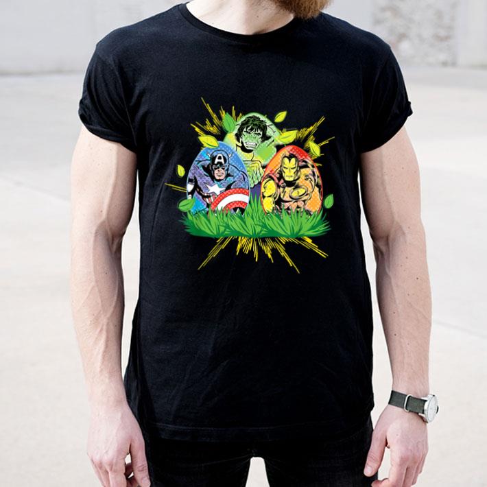 Marvel Avengers Captain America Hulk Iron Man Easter Shirt