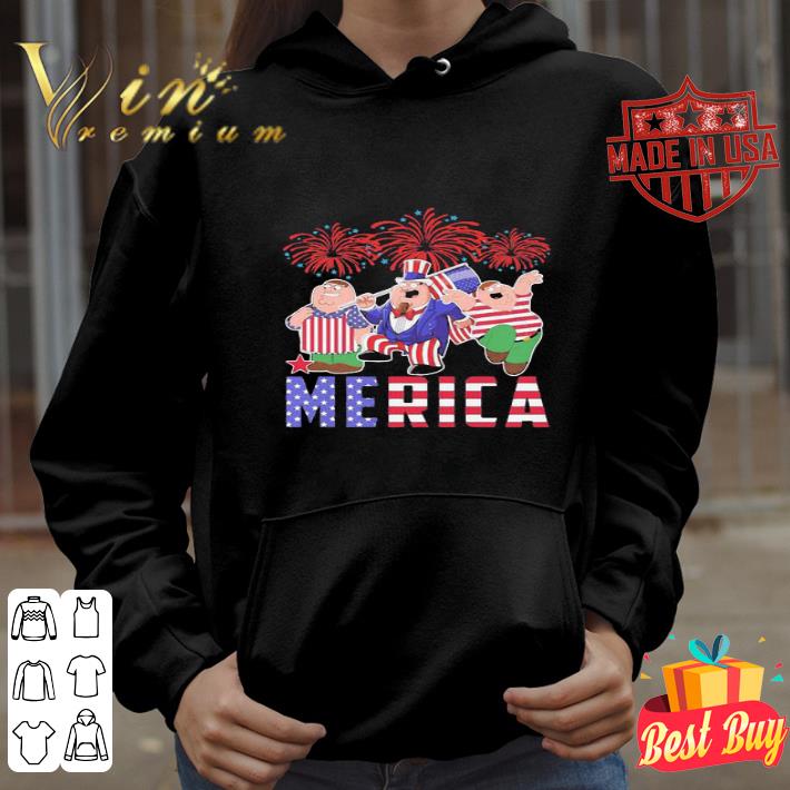 Firework Brown Haired Dipper Pines Merica American Flag shirt
