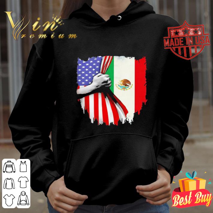 Mexican Flag And American Flag Independence Day shirt