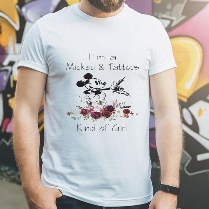 c84cf74a i m a mickey mouse and tattoos kind of girl floral shirt 4 - I’m A Mickey Mouse And Tattoos Kind Of Girl Floral shirt