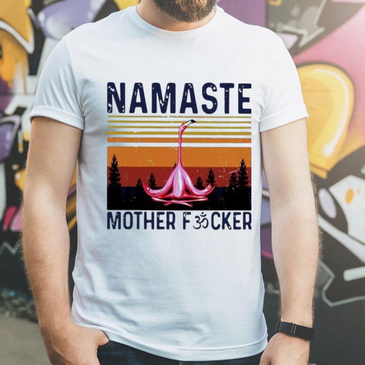 Vintage Flamiago Namaste Mother Fucker shirt