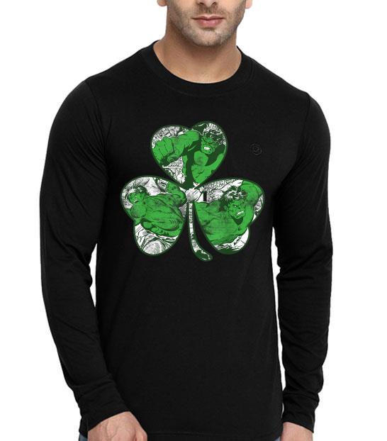c962a976 marvel hulk vintage comic shamrock st patrick s shirt 4 - Marvel Hulk Vintage Comic Shamrock St. Patrick's Shirt