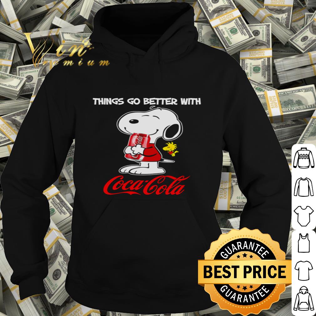 Snoopy And Woodstock Things Go Better With Coca-cola shirt