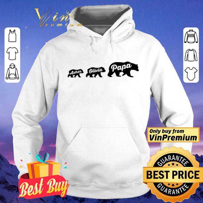 Ashes olivia papa bear happy father’s day shirt