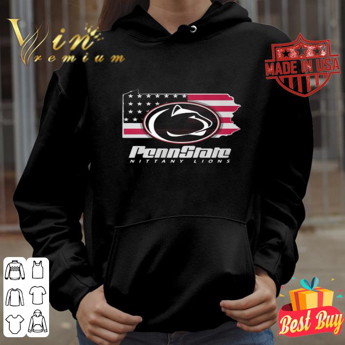 Penn State Nittany Lions American Flag 4th Of July shirt
