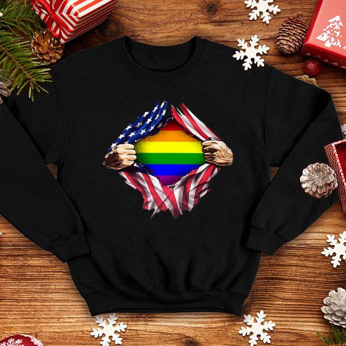 LGBT Gay Pride Rainbow Flag Ripped shirt 12 LGBT Gay Pride Rainbow Flag Ripped shirt