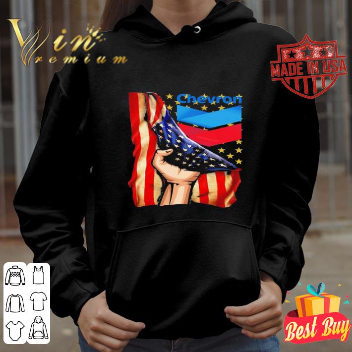 Chevron and American Flag Independence Day shirt